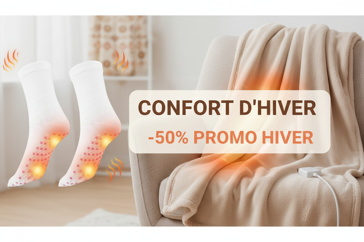Bannière promotionnelle -50% Confort d'Hiver
